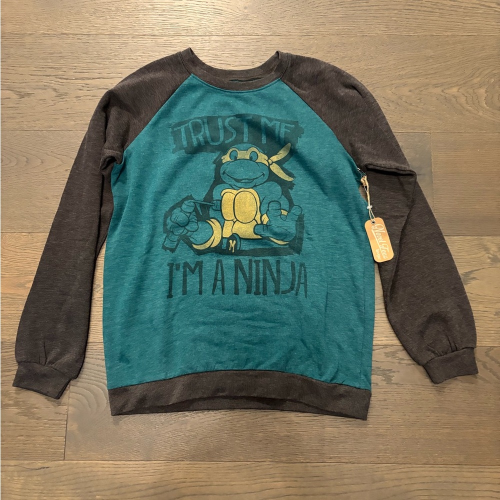 Ninja boys sweatshirt sz 8/10 NWT retail $59
